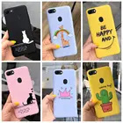 Силиконовый чехол для OPPO F5, F7, F9, мягкий чехол из ТПУ с изображением желтого кактуса, молодежная сумка для телефона OPPO f, 5, f, 7, f9Pro