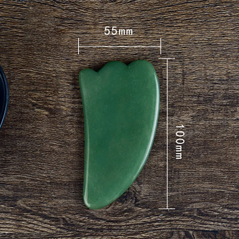 100% Natural Dongling Jade Big Size Triangle Guasha Scraping Board Beauty Salon Massage Plate Good Quality |