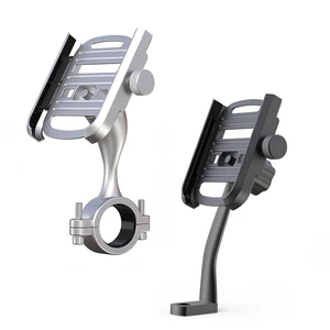 smoyng aluminum alloy bike motorcycle phone mount holder stand support for bicycle moto handlebar mirror 4 6 7 inch mobil free global shipping