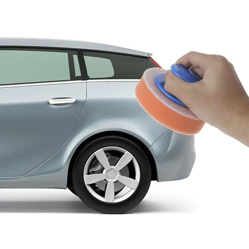 Новый 6 шт./компл. автомобильный воск для мытья лака губка очистки пены набор