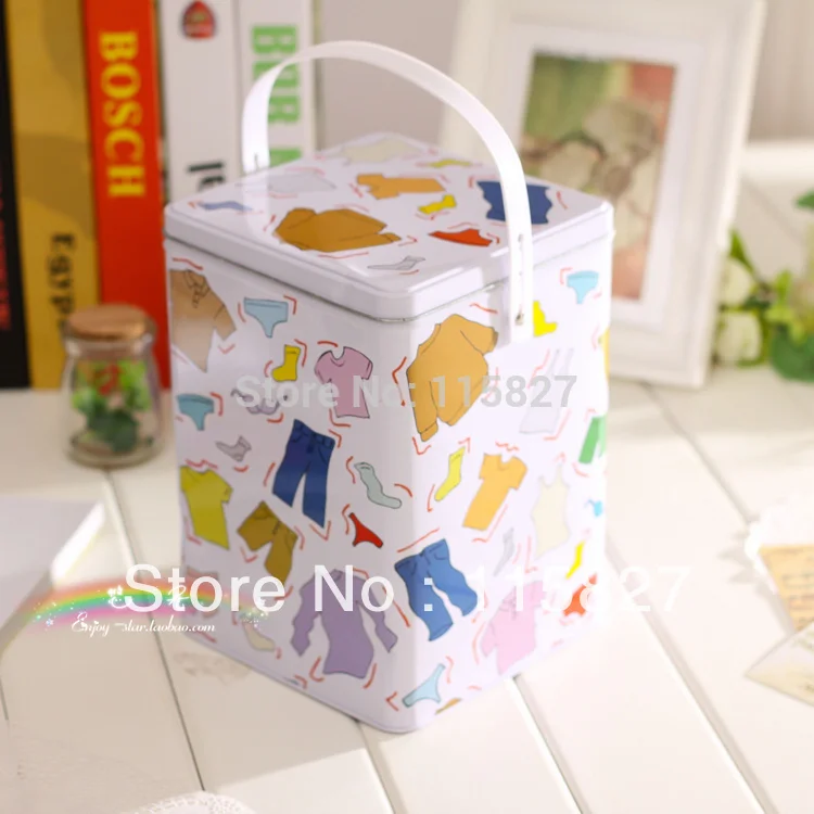 Дизайн стиральной машины Железный чехол для хранения с пластиковой ручкой