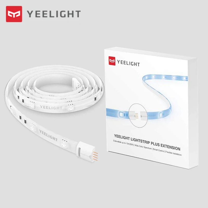 

Yeelight Lightstrip Plus Extension YLOT01YL 1m RGB Led Color Smart light strip APP control Work with Google Home Mi Home Alexa