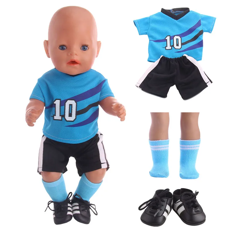 Doll Clothes Sportswear Ball Sets For 18 Inch American& 43Cm Baby New Baby Our Generation Girl's Russian DIY Toys