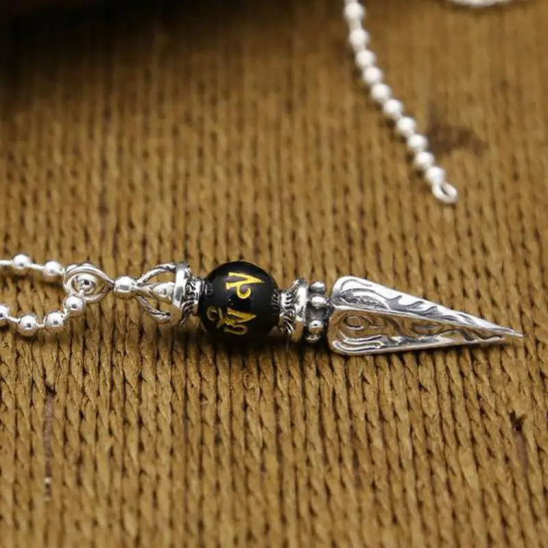Ювелирные изделия из стерлингового серебра 925 Vajra талисман Подвеска бусины