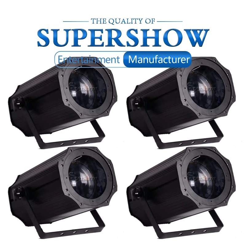 4 шт./лот 200 Вт Zoom Par Light COB со стробоскопом LED теплый/холодный белый DMX контроль сцены