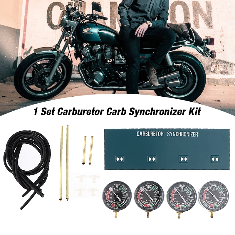 1 комплект топливный вакуумный карбюратор для мотоцикла синхронизатор манометр 4