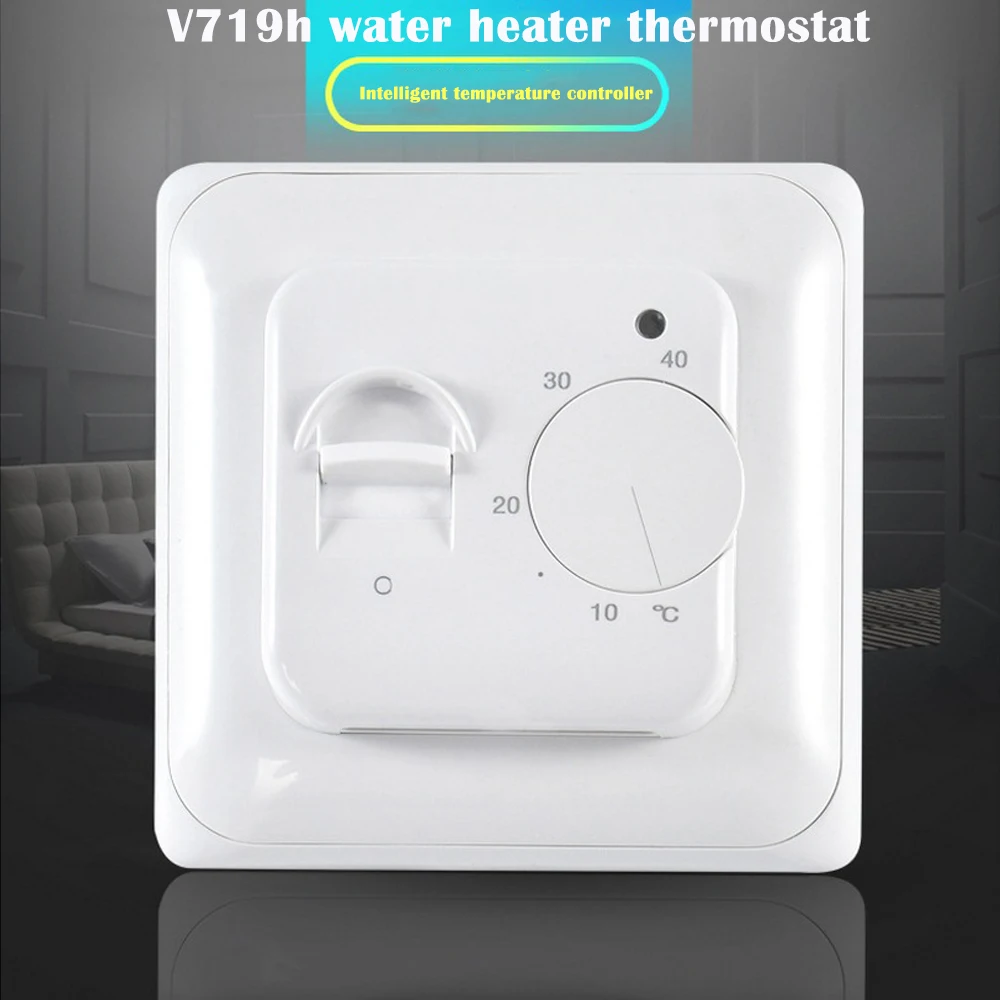 

Electric Floor Heating System Room Manual Temperature Regulator Mounted Water Heater Temperature Controller Room Control Switch