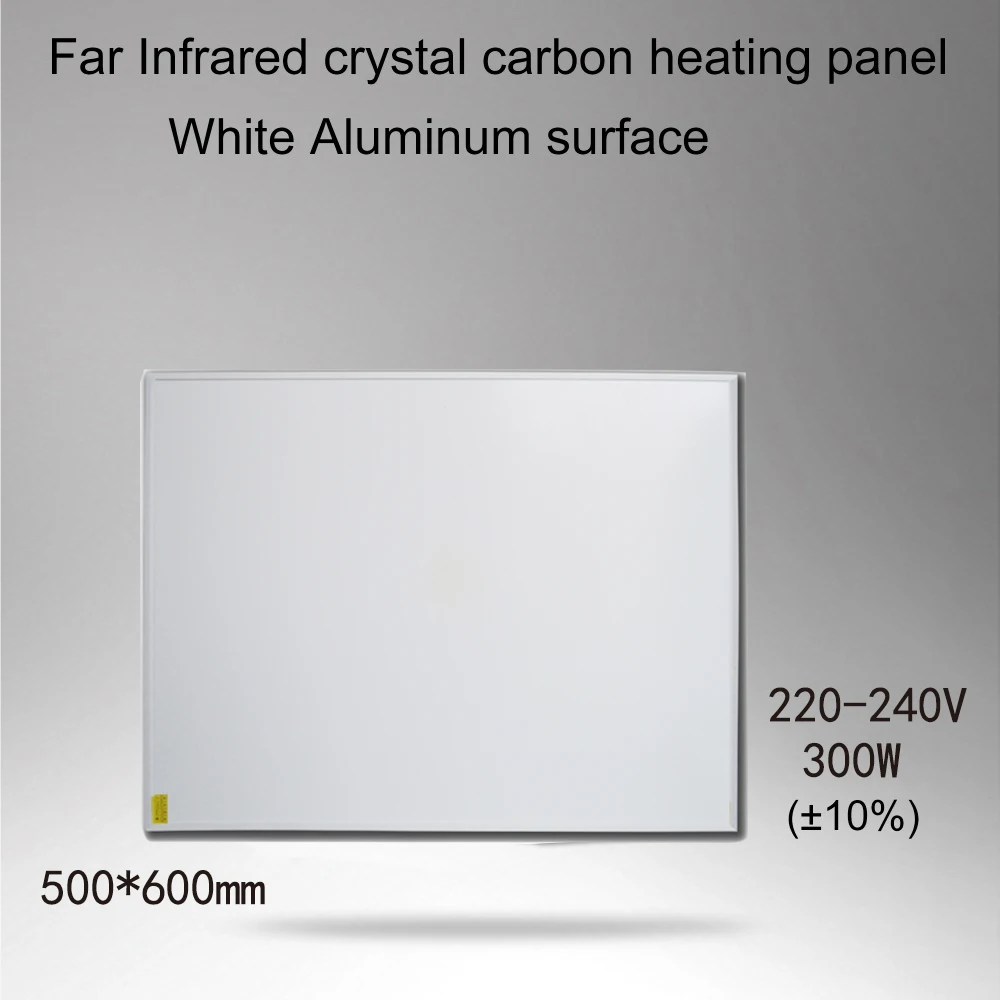 Far Infrared Heating Panel Carbon Crystal 300w 595*505mm White PET Indoor Electric Heater TUV GS SAA Rohs CE Manufacturer IC-300 enlarge