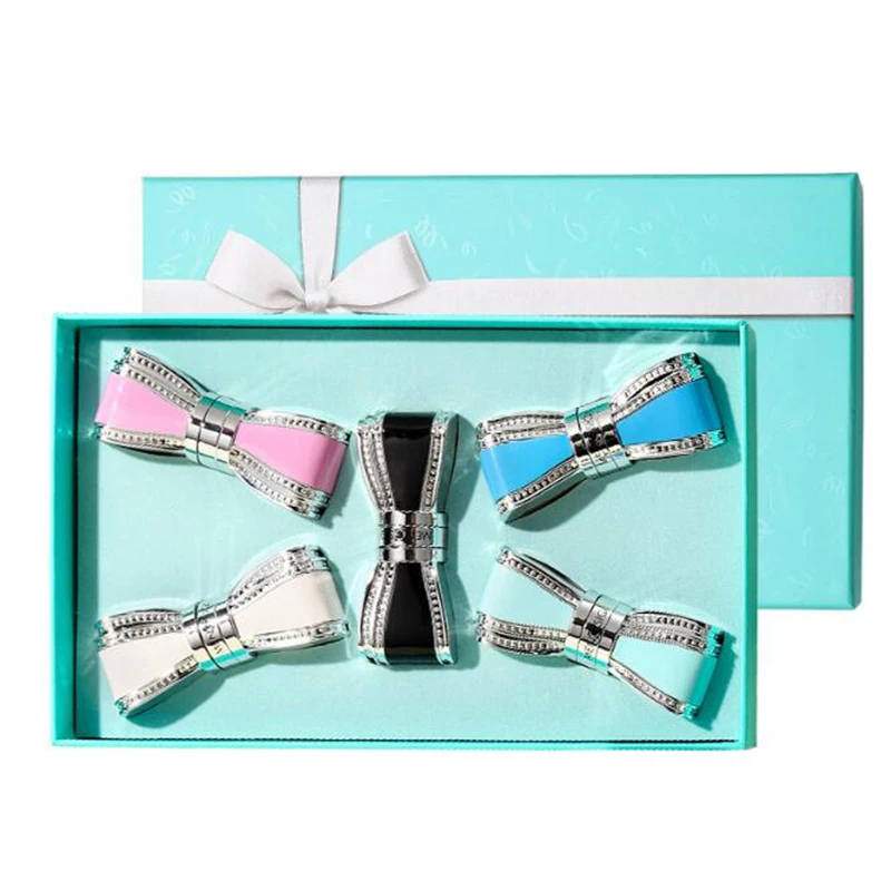 Роскошный макияж бант помада матовая светильник лая Дымчатая Алмазная Красная