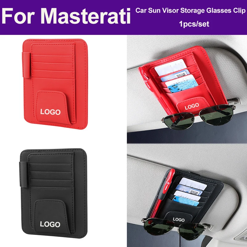 1 шт. PU авто солнцезащитный козырек Солнцезащитные очки с клипсой для хранения