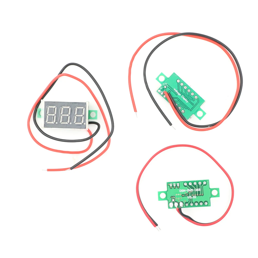 DIY цифровой светодиодный мини дисплей модуль DC2.7V-32V вольтметр Напряжение тестер