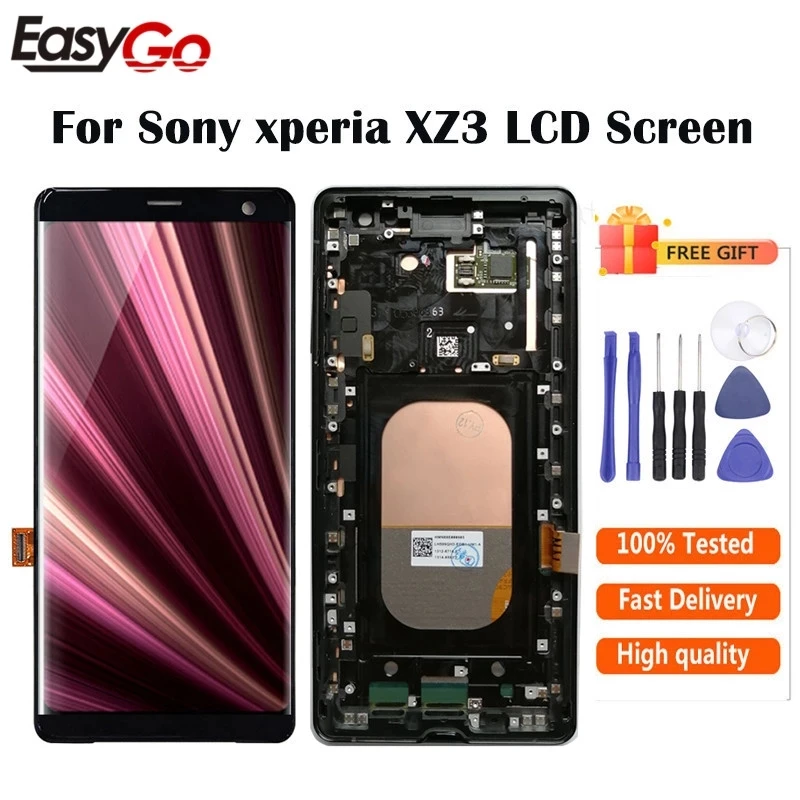 OLED Original For SONY Xperia XZ3 LCD Display Touch Screen Digitizer XPERIA XZ 3 H9493 H8416 H9496 Free Shipping | Мобильные