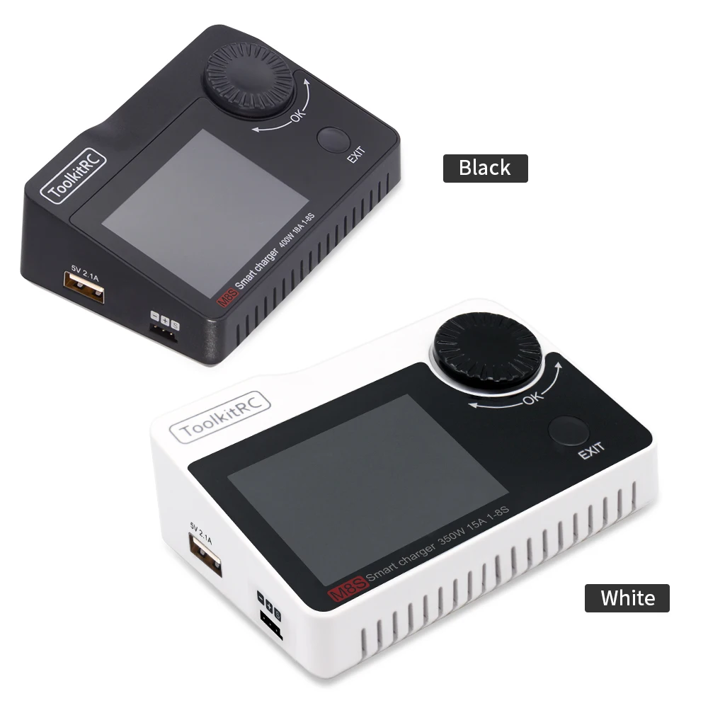 Зарядное устройство Toolkitrc M8S M8 для аккумуляторов зарядное с цветным экраном 300 Вт