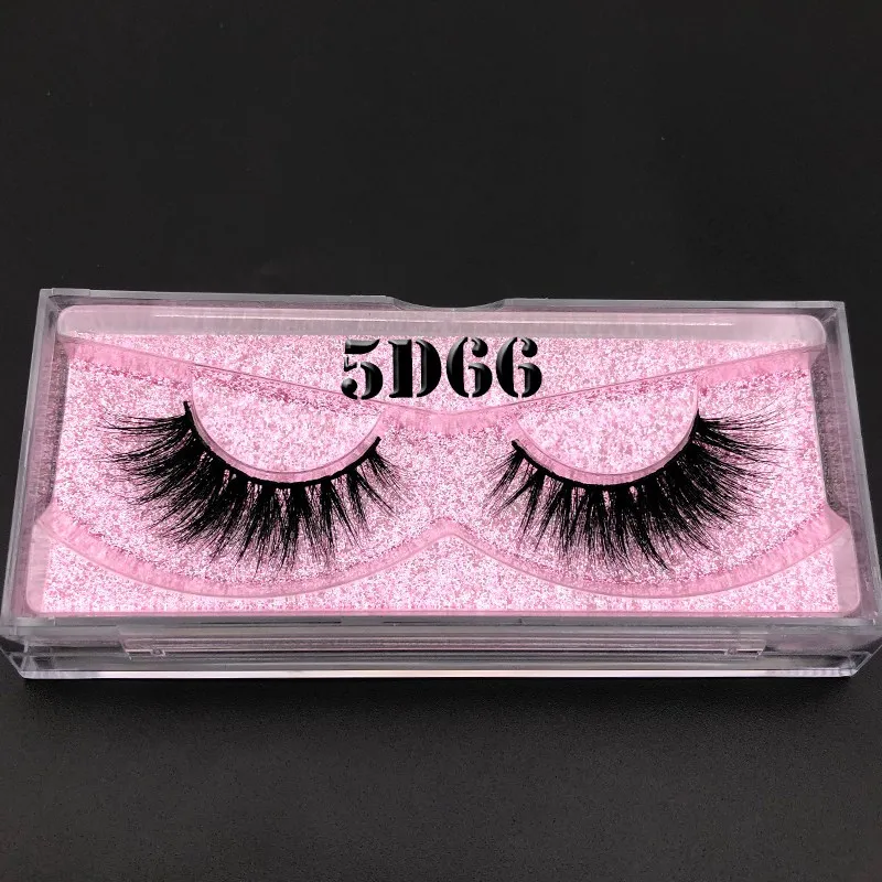 5D66 Mikiwi 5d lashes 3D норковые ресницы розовое золото блестящий чехол коробка с собственным логотипом для оптового заказа whalesale - Цвет: 5D66