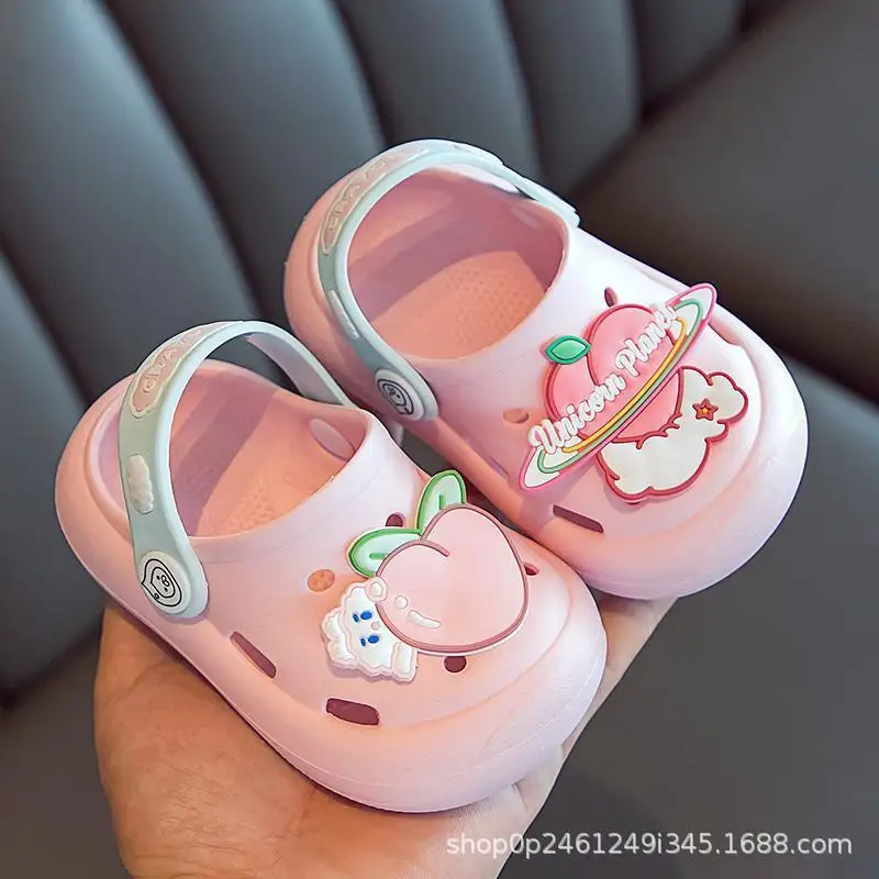 Children's Slippers Summer Girls Boys Toddlers Indoor Non-Slip Soft-Soled Sandals  Infant Baby Shoes