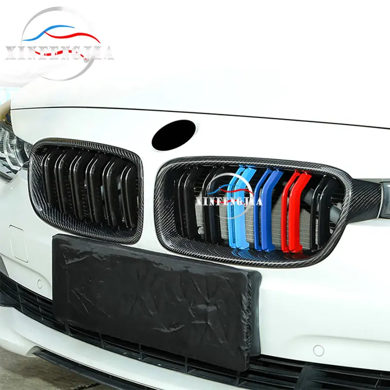 Для BMW 3 4 серии 3GT F34 F30 F31 F36 F32 F33 2 шт. Передняя двухполюсная Спортивная решетка