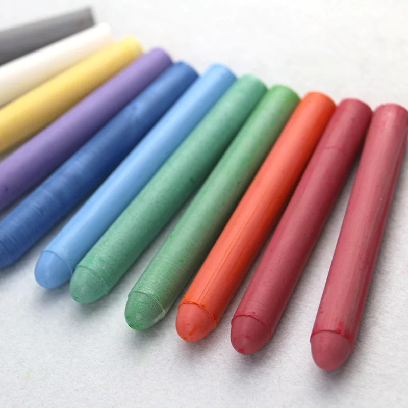 

6 Pcs Drawing Solid Water-Soluble Chalk Writing Painting Pen For Training School Teaching Office Meeting Chalkboard Blackboard