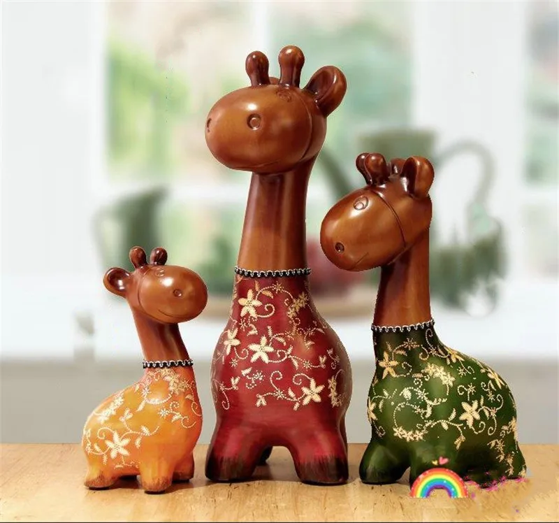 

[VIP]European Resin Crafts Three Little Deer Fortune Home Decoration Lucky Deer Family Creative Gifts Furnishings