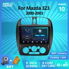 Автомагнитола 2DIN Android 10 для Mazda 323 BJ 2000-2003, GPS-навигация, стереоприемник, автомагнитола, автомобильный мультимедийный плеер без DVD