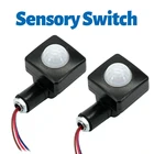 Уличный мини-датчик движения Hunman Boddy, инфракрасный 10-12 мм, Ультратонкий корпус, ИК-датчик, переключатель светодиодного прожектора, регулируемый ИК-датчик движения