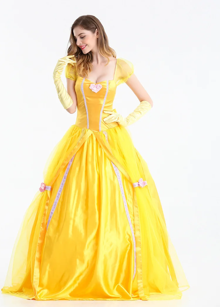 Женский костюм принцессы Белоснежки для косплея Сексуальный Костюм Золушки