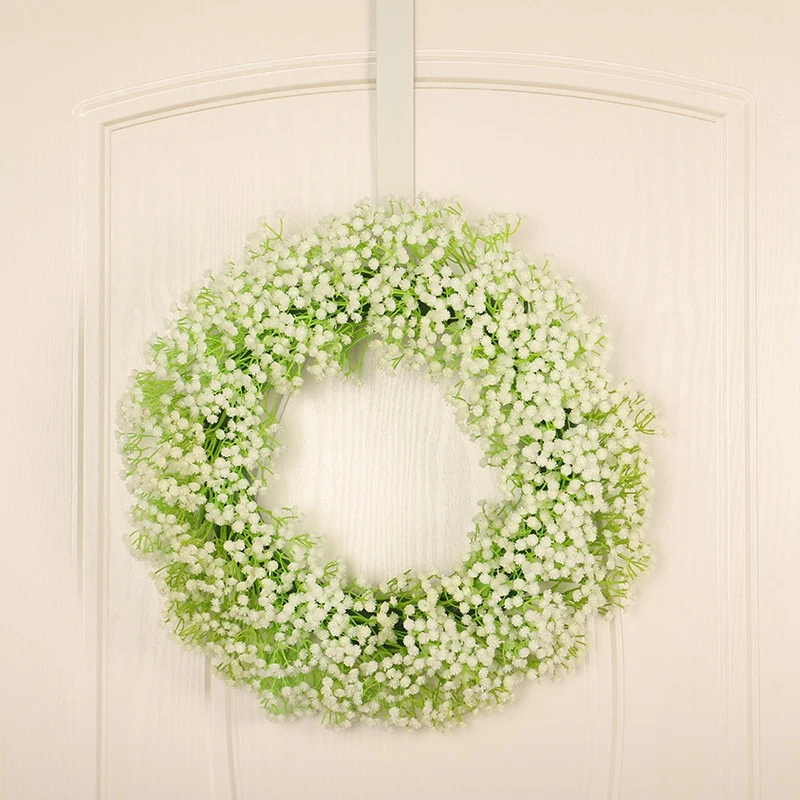 Искусственный гирлянда из звездочек декоративные ротанг симуляция венка