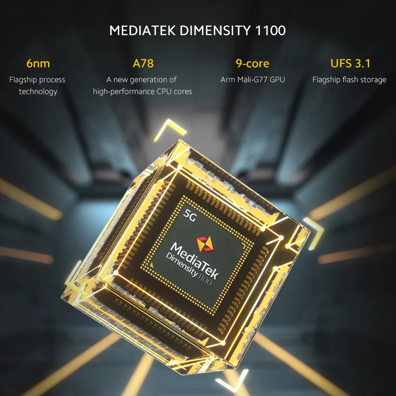 Глобальная версия POCO X3 GT 5G 128 ГБ/256 ГБ Dimensity 1100 Octa Core 67 Вт Turbo Charge 5000 мАч 6 '𧄠 Гц 64