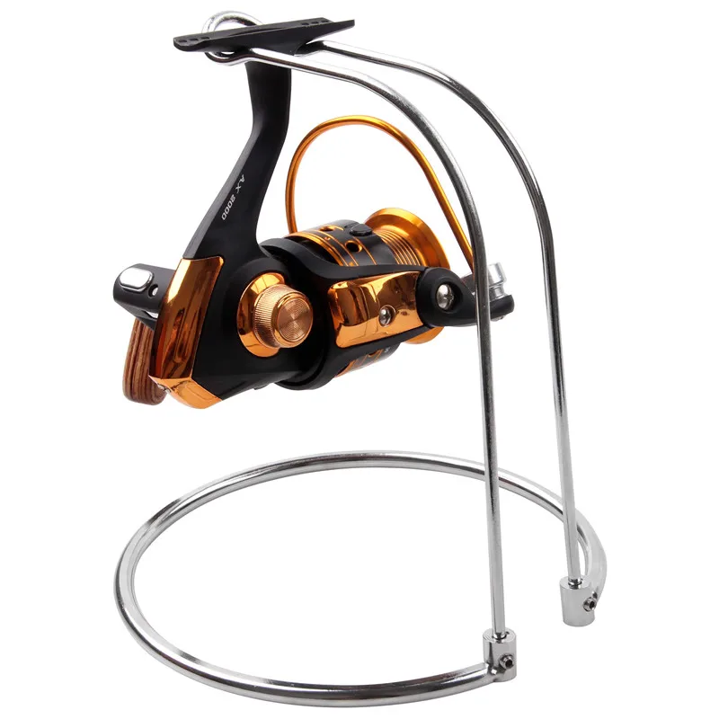 

3pcs/lot stainless steel Spinning fishing reel display support Rack support Storage Holder Durable Fishing Gear display stand