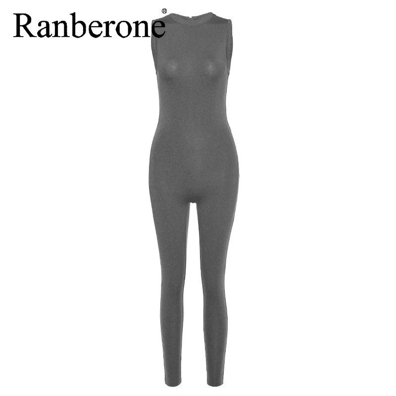 2020 New Jumpsuit Women Elastic Hight Casual Fitness Sportswear Rompers Activewear Skinny Jumpsuit Female Summer Womenswear