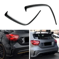2pcs abs rear bumper splitter compatible with w176 a200 a250 high quality cars exterior functional accessories