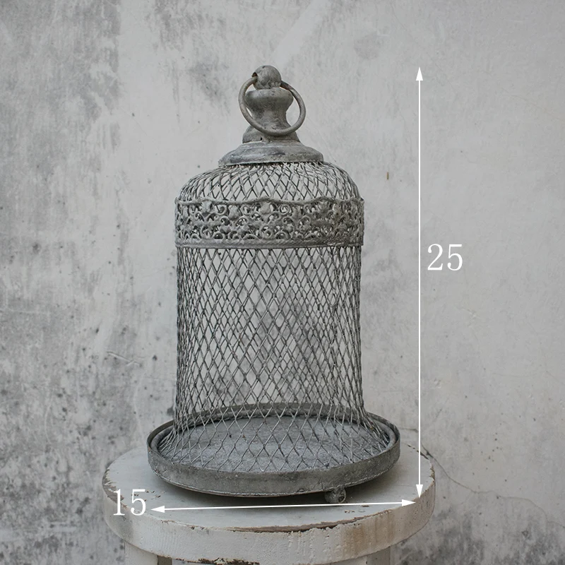 Маленькая клетка ручной работы простая ретро декоративная для птиц