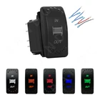 Лебедка внутриканальный Мгновенный Переключатель 7P (вкл.)-ВЫКЛ.-(вкл.) DPDT ретроактивный переключатель + провода для ARB Carling Narva 4x4 аксессуары