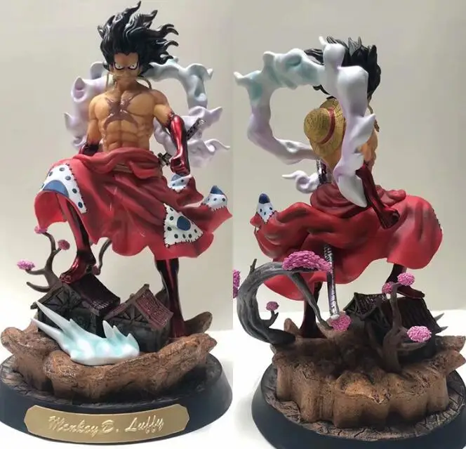 

NEW Anime One Piece Wano Luffy Gear 4 Four Snakeman GK Statue Kimono Luffy PVC Action Figure Collectible Model Toys Doll Gift