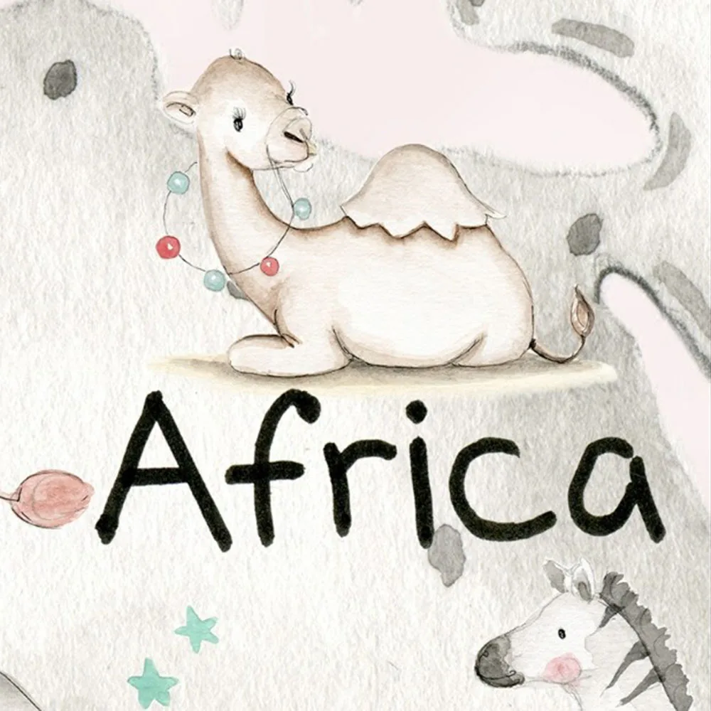 Рисунок 5 - Красочная картонная карта мира с животными