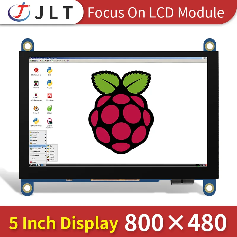 5 дюймовый монитор JLT совместимый с HDMI емкостный сенсорный экран 800x480 ЖК дисплей