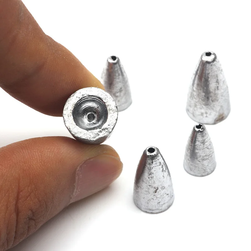 Rompin 5 шт. рыболовные грузики в форме пули свинцовые грузила для рыболовного