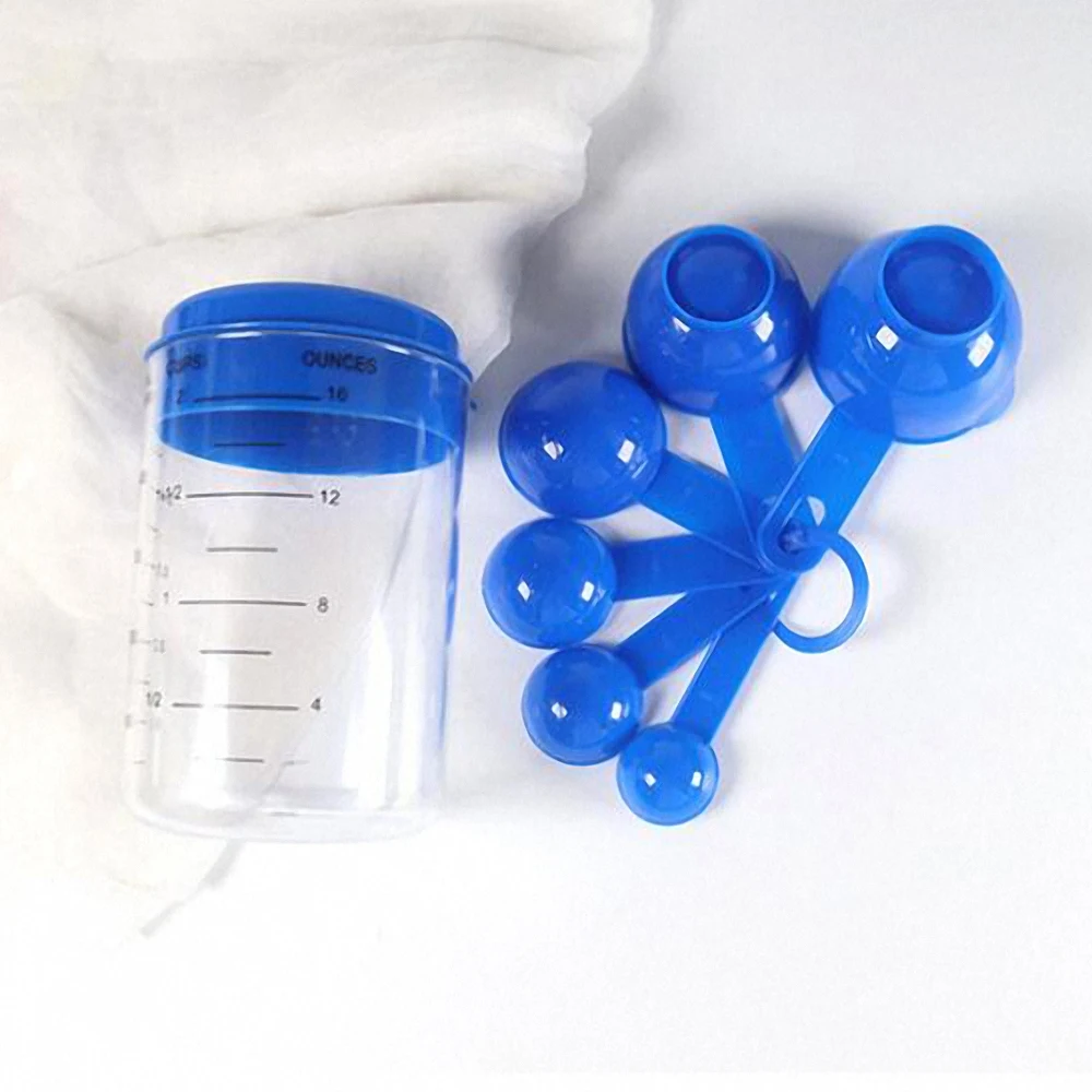 

7Pcs/Set Plastic 500ML Measuring Cup Spoons Set Multipurpose Measuring Tools Baking Graduated Spoon Teaspoon Kitchen Tool