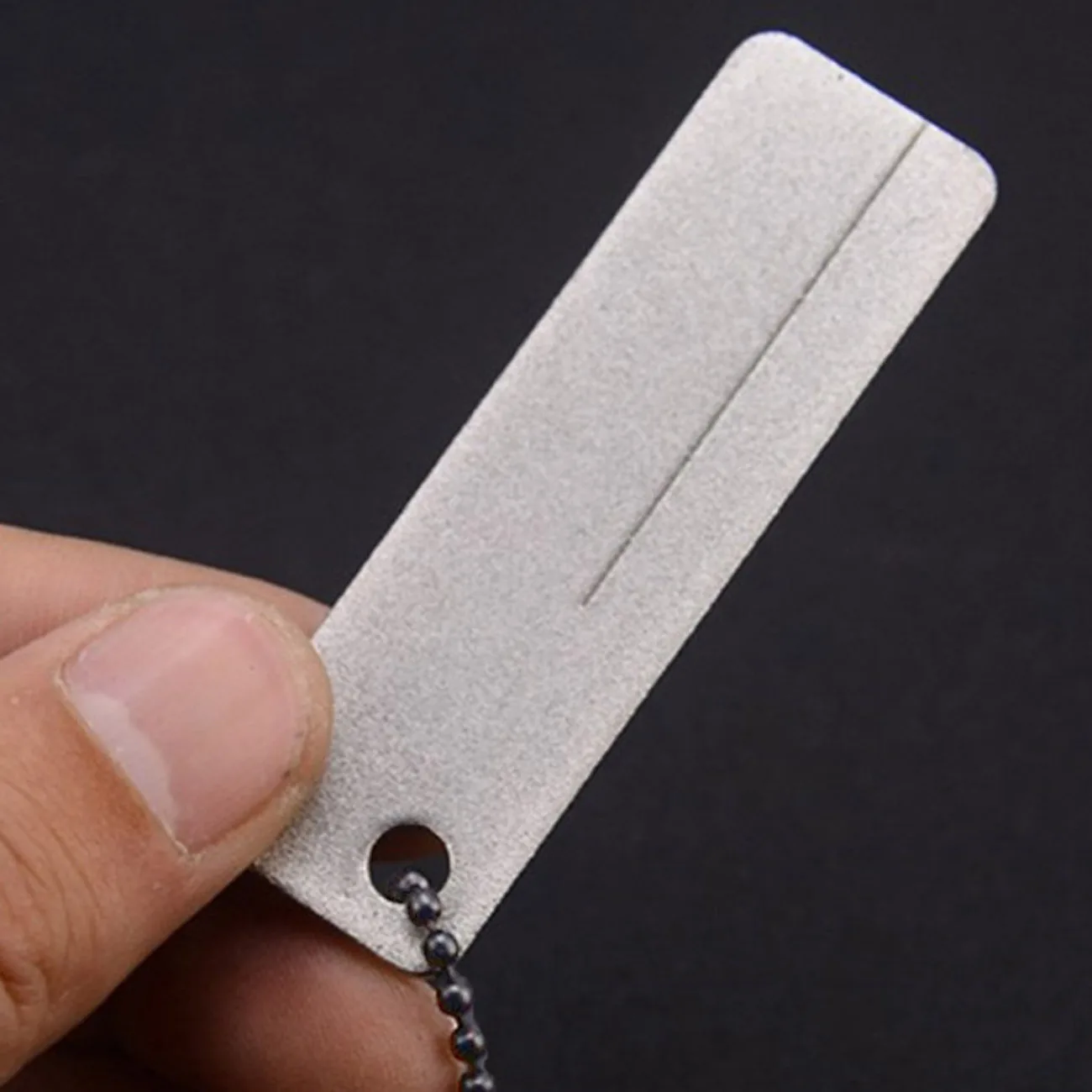 

Fishing Hook Sharpener Portable Diamond Knife Whetstone Mini EDC Pocket Fish Hook Sharpen Tool for Camp Hike Outdoor