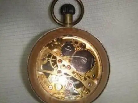 Медные часы Satue изысканные китайские винтажные карманные из медного стекла | Дом