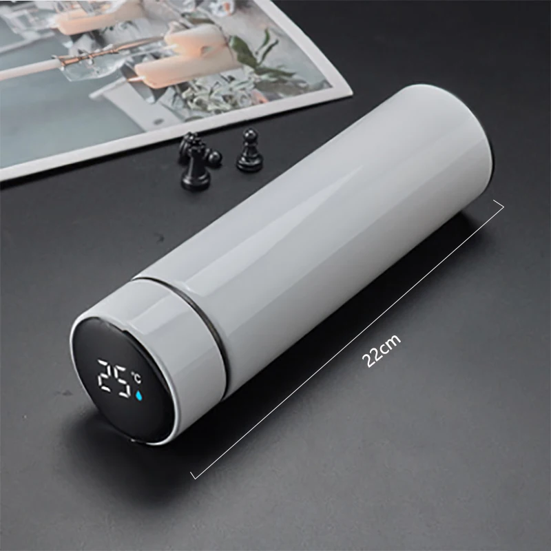 

New multi-color intelligent 304 stainless steel vacuum water cup temperature display cup business gift car insulation cup 1pcs