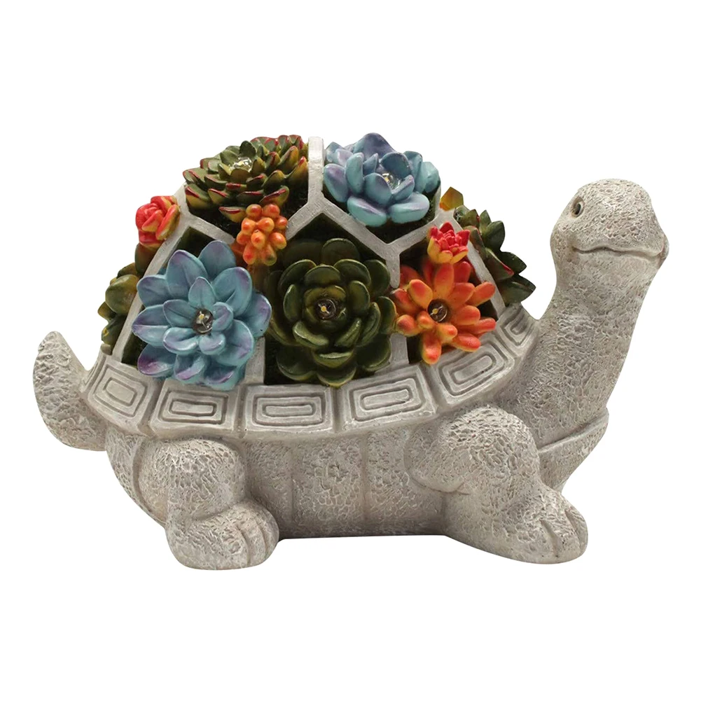 

Украшение для сада в виде черепахи, декоративные аксессуары для дома с питанием от солнечной батареи, для украшения сада, патио или лужайки