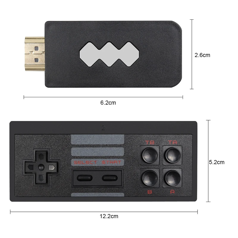 Встроенный 818 классический 8 битный игровой мини консоль двойной геймпад USB