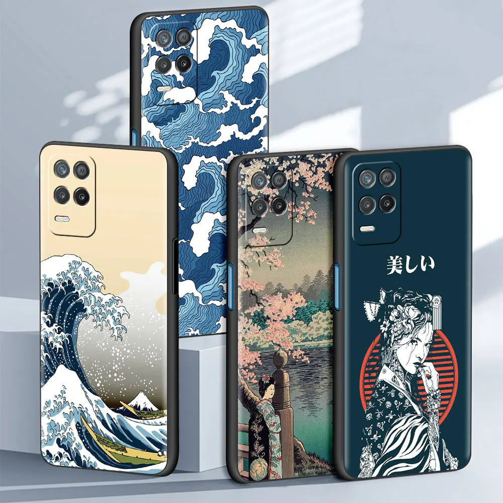 Чехол в японском стиле для Realme 8 C21 6 C3 7 Pro GT Master XT C11 7i чехол телефона Oppo A53 A9 2020 A93 A52