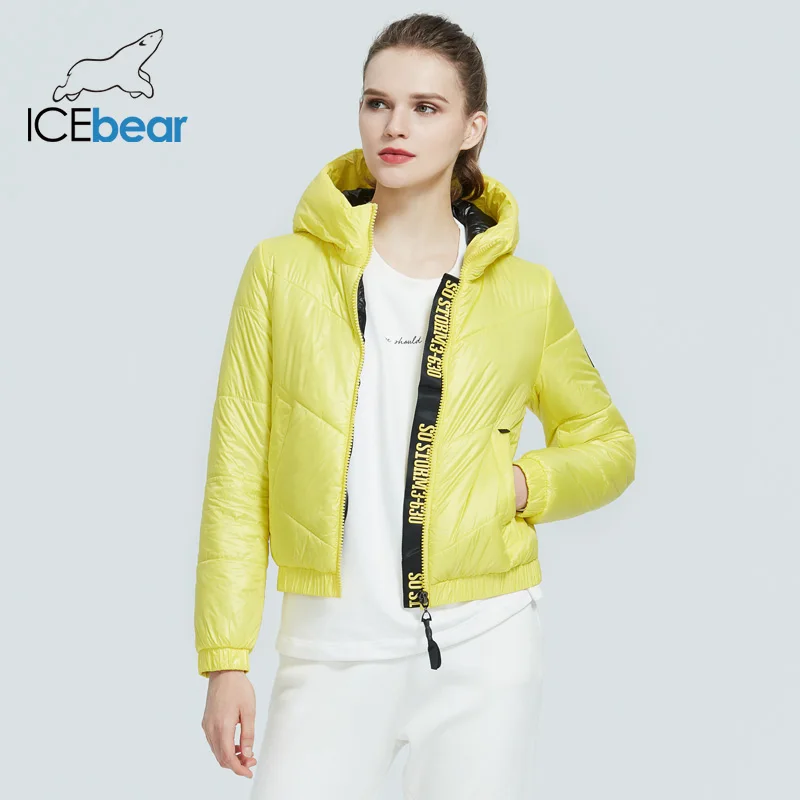 ICEbear 2021 Женская весенняя куртка женская модная одежда высокого качества с