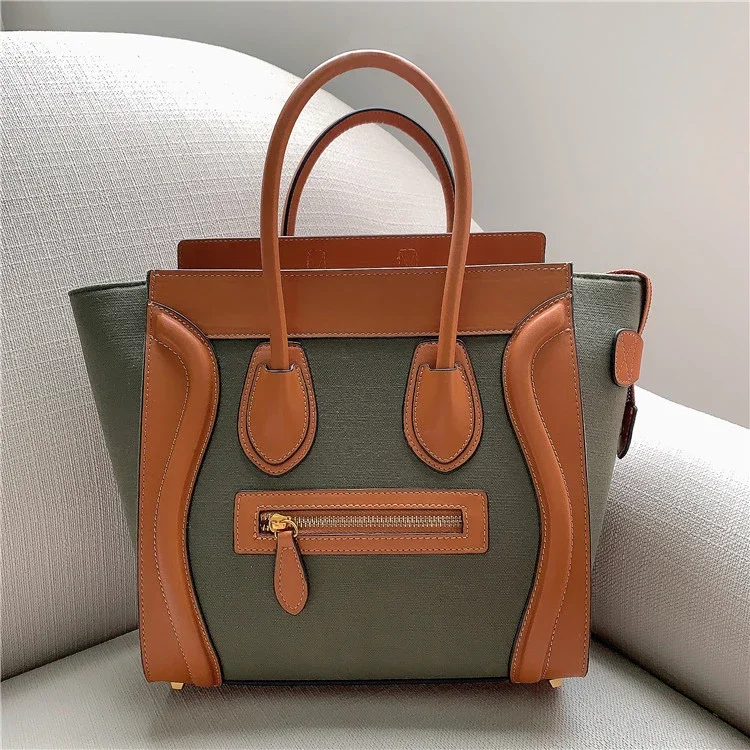 

free shipping 2020 the new style fashon and good mood women handbag one shoulder bag crossbody bag 2 color 2 size 20cm 26cm