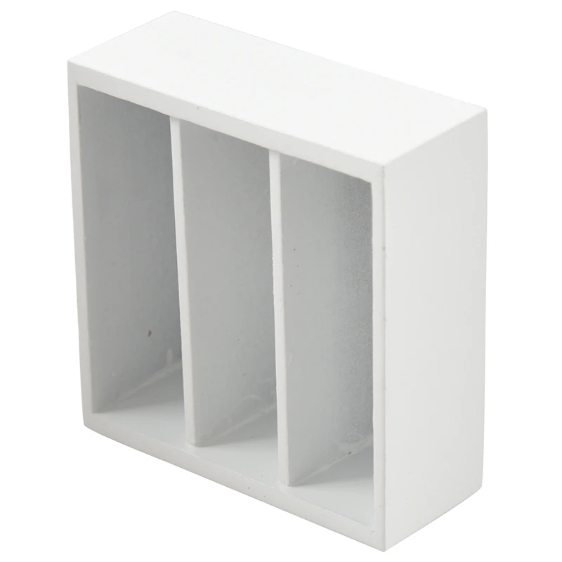

1/12 Dollhouse Miniature Furniture Living Room Wooden Shelf Combination Cupboard - White