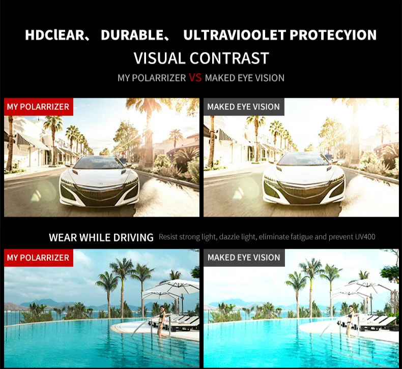 

Brand Sunglasses Unisex Retro Polarized Glasses Men Women Fishing Glasses Sun Goggles Camping Hiking Driving Eyewear