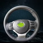 Высококачественный чехол на руль из замши для Lexus ES200 UX260 ES300 LS500 NX200 NX300 CT200 h, автомобильные запчасти, аксессуары для интерьера