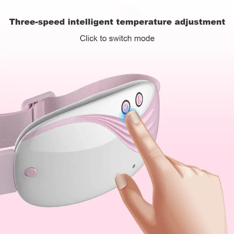 

Menstrual Heating Pad Protection Electric Warming Waist Belt Vibration Cramp Relief Heater Rechargeable Machine