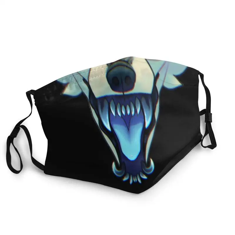 

Show Your Fangs Mask Anti Haze Dustproof Washable Horror Wolf Face Mask Protection Cover Men Women Respirator Mouth-Muffle
